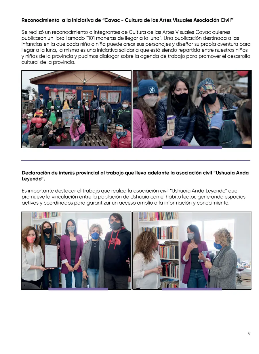 Reconocimiento a iniciativa Cavac de artes visuales