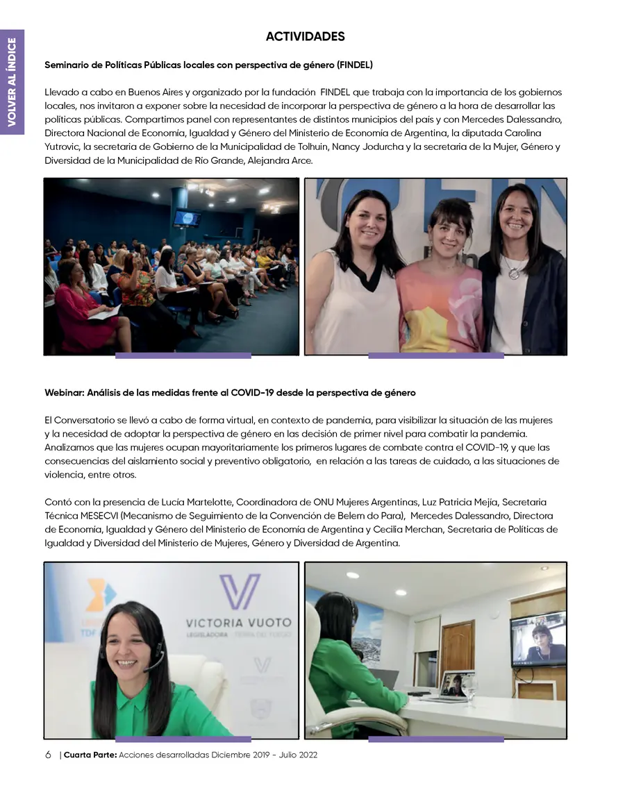 Seminario de Políticas Públicas con perspectiva de género