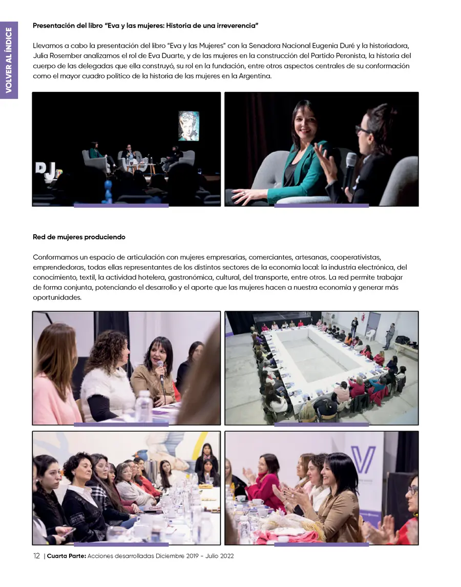 Presentación del libro Eva y las Mujeres