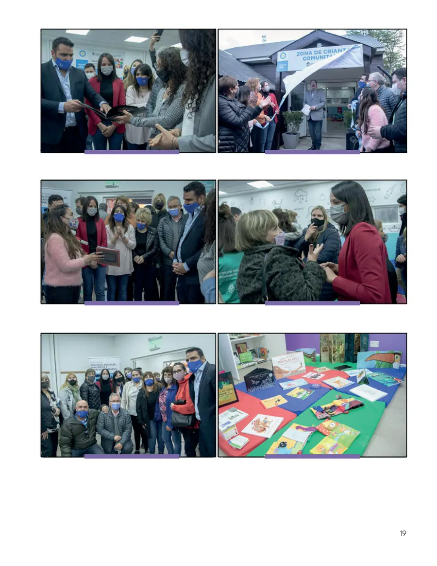 Inauguración de espacios y zonas de crianza comunitaria