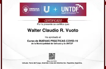 Curso «Buenas prácticas COVID-19»