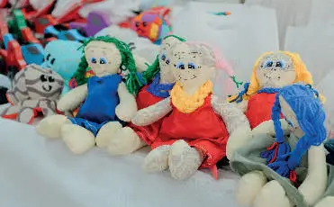 Muñecas de trapo hechas en el programa